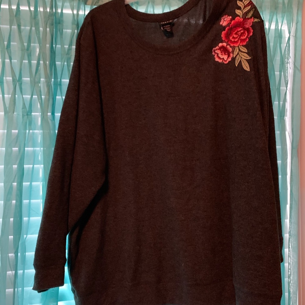 Torrid Sweater w/ flower design